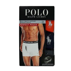 Polo Ralph Lauren 3-Pack Ultimate Support Boxer Briefs Men's Underwear NIP